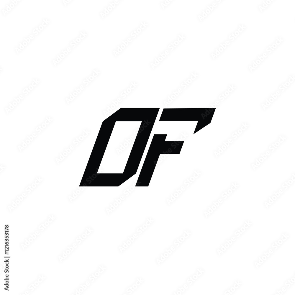 OF monogram logo design letter text name symbol monochrome logotype alphabet character simple logo OF monogram logo design letter text name symbol monochrome logotype alphabet character simple logo