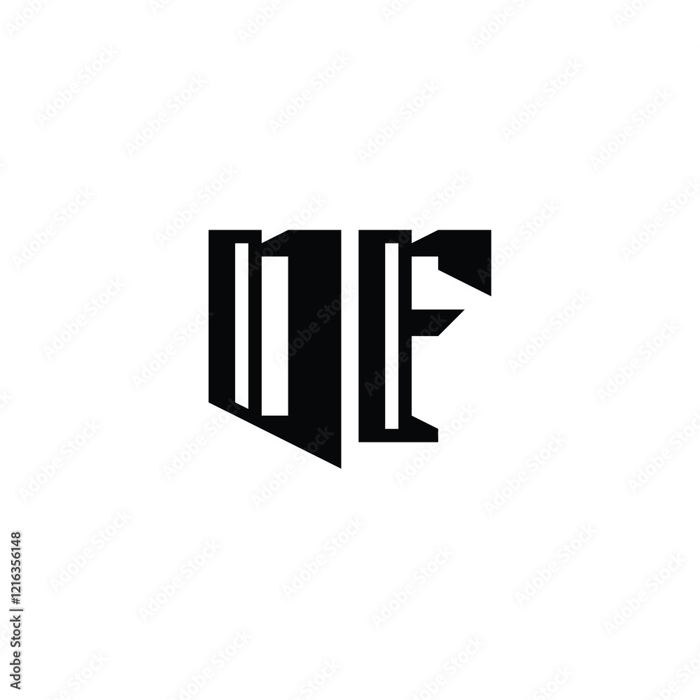 OF monogram logo design letter text name symbol monochrome logotype alphabet character simple logo OF monogram logo design letter text name symbol monochrome logotype alphabet character simple logo