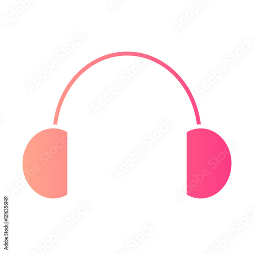 headset gradient icon