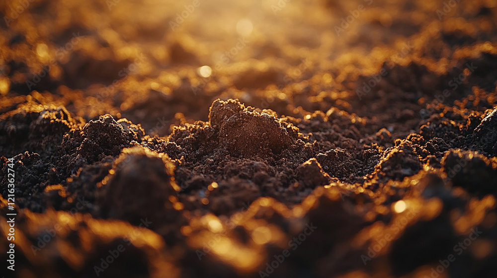 freshly tilled farmland, revealing the rich dark soil prepared for planting freshly tilled farmland, revealing the rich dark soil prepared for planting