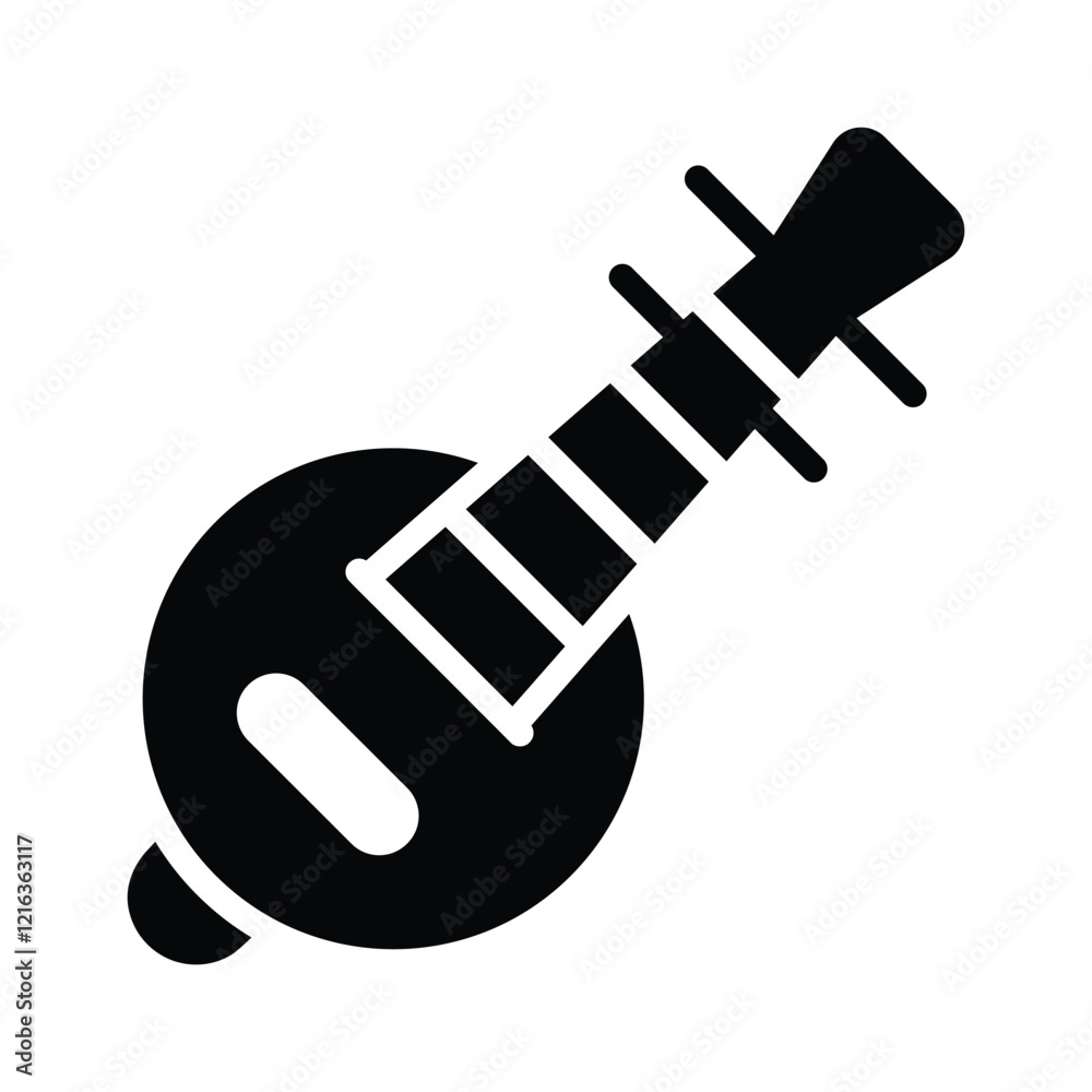 Have a look at this creatively crafted icon of chinese guitar, veena vector design Have a look at this creatively crafted icon of chinese guitar, veena vector design