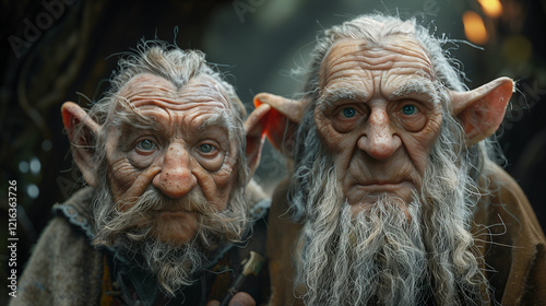 Two very old hobbits photo