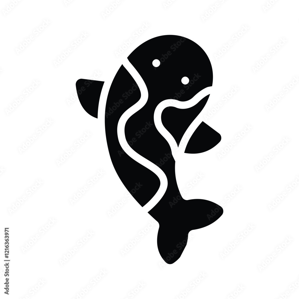 Get this amazing icon of koi fish in modern style Get this amazing icon of koi fish in modern style