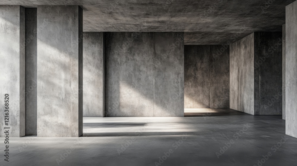 a room with concrete walls and a concrete floor a room with concrete walls and a concrete floor