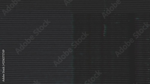 VHS glitch and static television noise effects, visual effect of VHS defects, artifacts and noise. 4k Glitch CRT Screen. Television and Monitor Scanline Overlay
