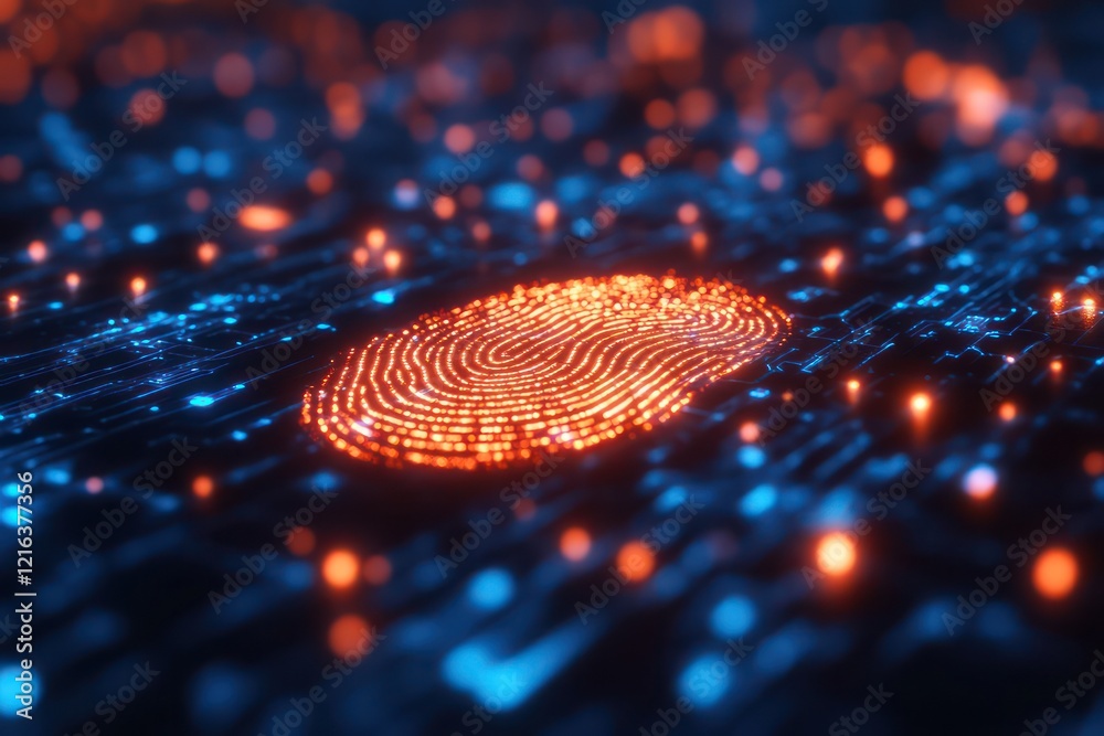Digital fingerprint scanning for security. Digital fingerprint scanning for security.