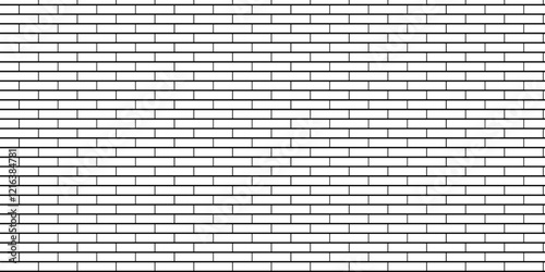 Empty abstract masonry pavement floor and wall limestone brickwork concrete texture. Urban white, black line cement rough row wallpaper abstract background.