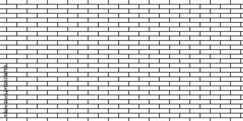 Empty abstract masonry pavement floor and wall limestone brickwork concrete texture. Urban white, black line cement rough row wallpaper abstract background.