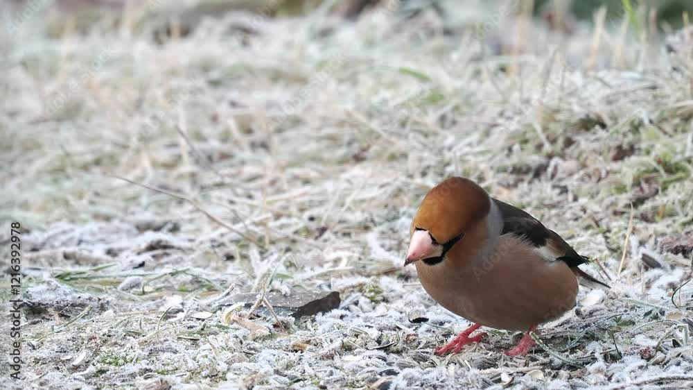 Kernbeißer (Coccothraustes coccothraustes)      