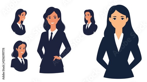 Professional women in formal attire showcasing confidence and leadership skills.