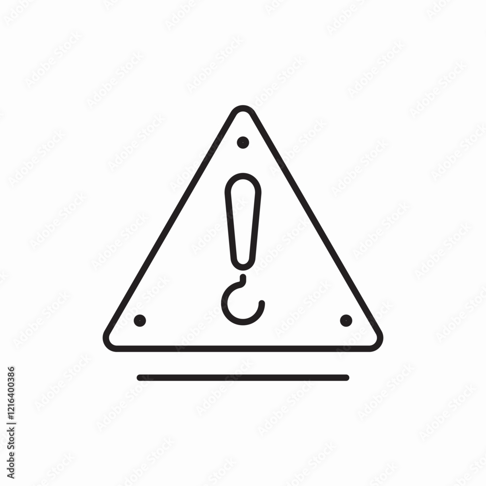 warning danger alert icon vector sign warning danger alert icon vector sign