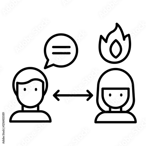 motivate outline icon