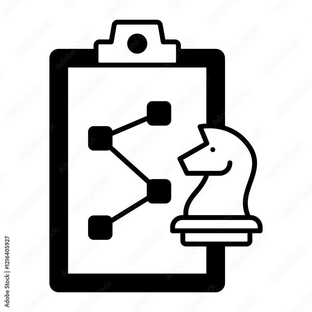 strategy black icon strategy black icon