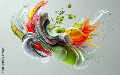 Technological sense of fashion color texture commercial background