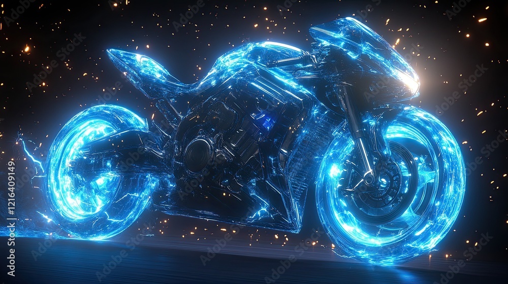 Blue lightning displayed on a transparent backdrop. Blue lightning displayed on a transparent backdrop.