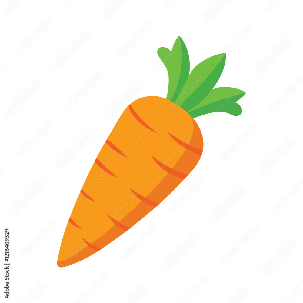 carrot with leaf vector illustration carrot with leaf vector illustration
