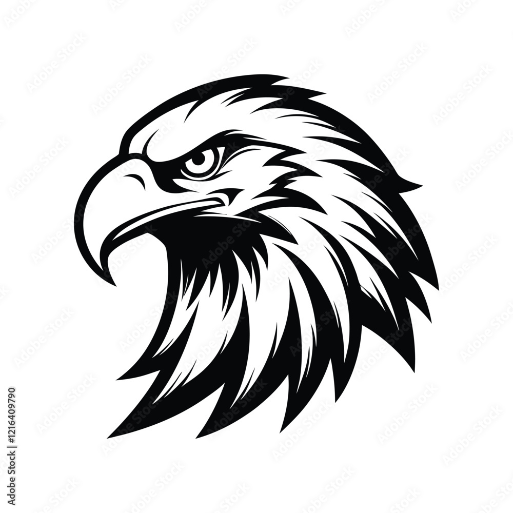 Eagle head vector illustration Eagle head vector illustration