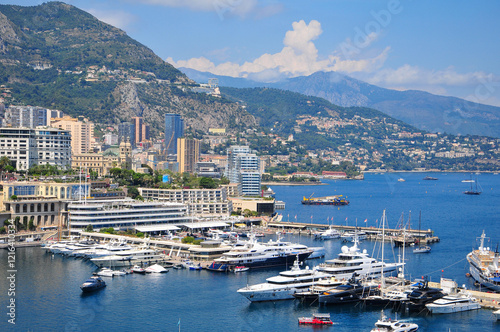 モナコのとても美しい街並み風景Beautiful cityscape of Monaco photo