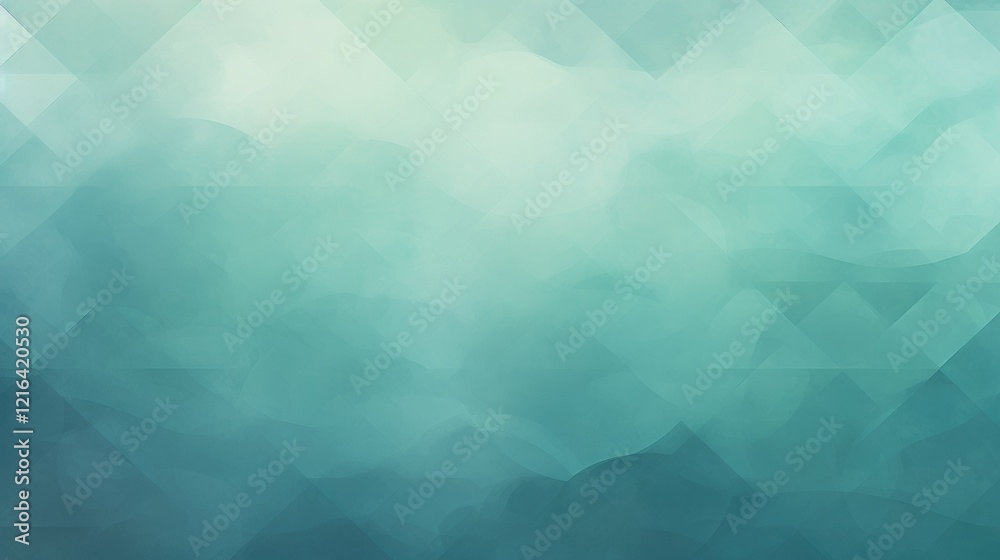 Fototapeta premium A soft, abstract gradient background in shades of teal and aqua.