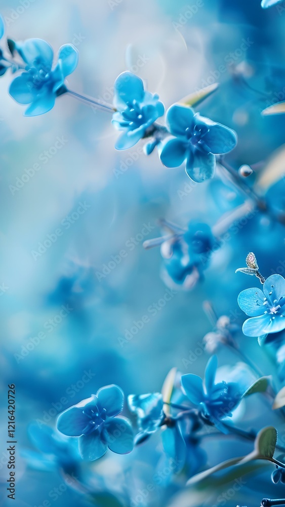 blue flowers in the garden blue flowers in the garden