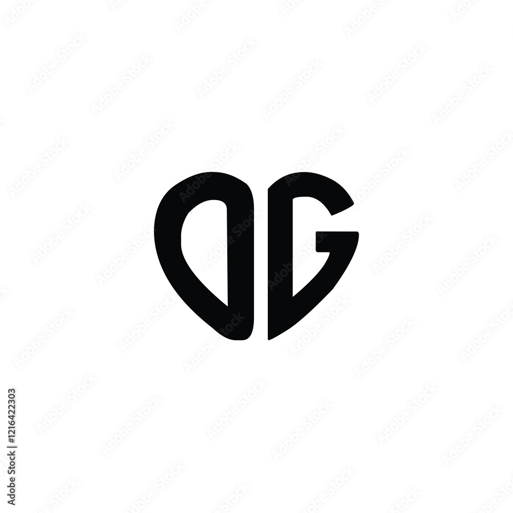OG monogram logo design letter text name symbol monochrome logotype alphabet character simple logo OG monogram logo design letter text name symbol monochrome logotype alphabet character simple logo