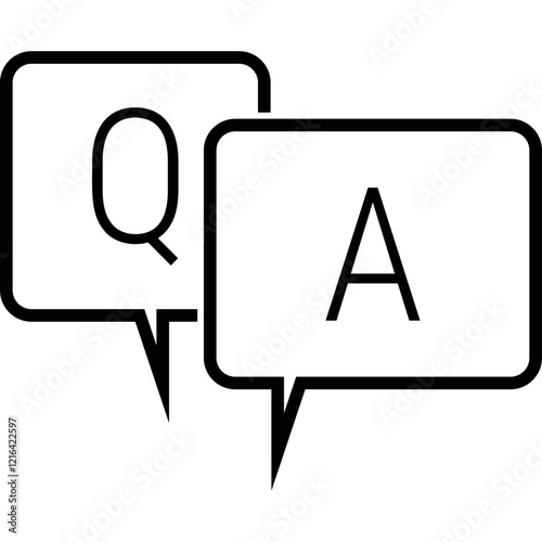 Simple vector icon chat
