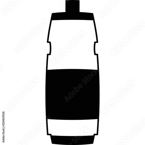 Simple vector icon sports bottle
