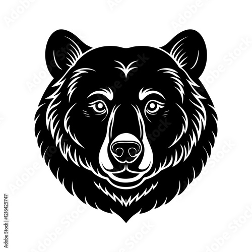 bear head vector