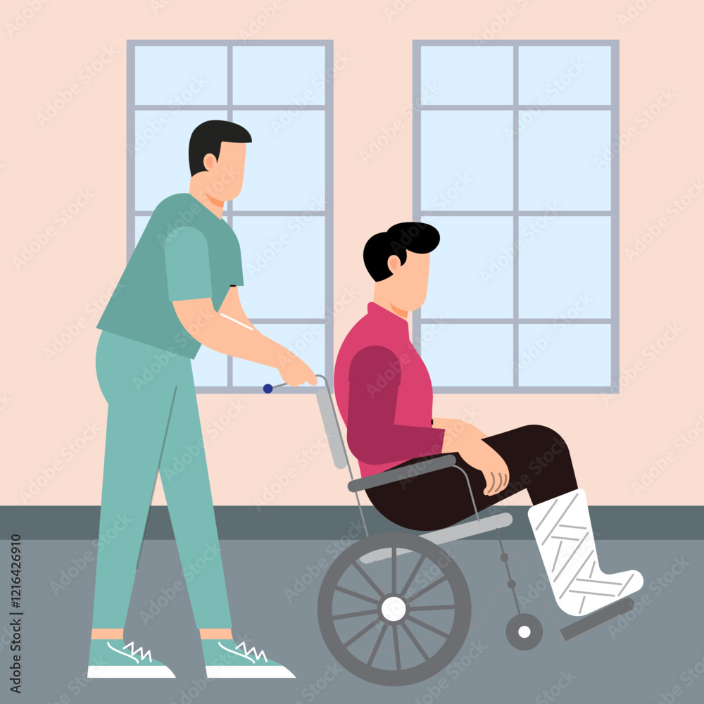 Fototapeta premium wheelchair