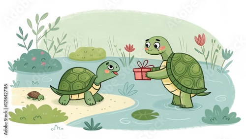 turtles for valentine's day