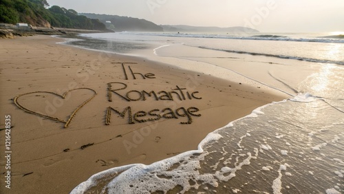 heart on the beach Valentine's Day
