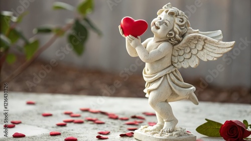 angel with heart