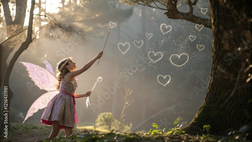 little girl in a dress