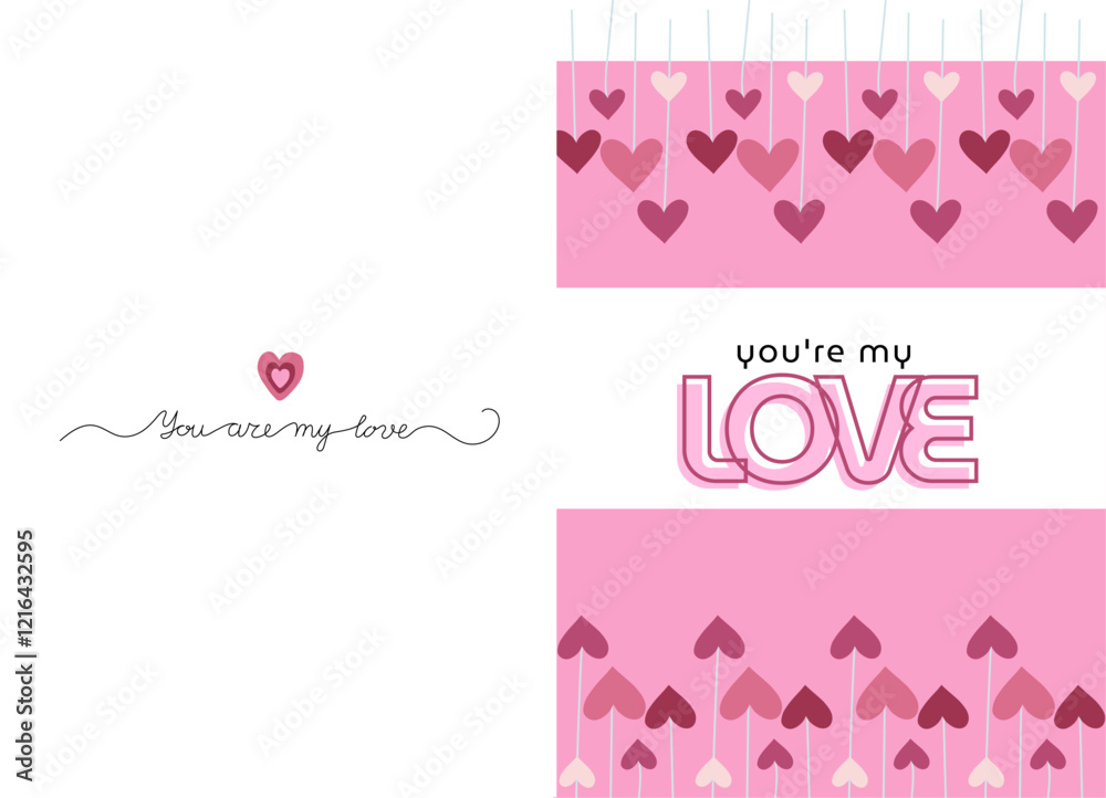 Valentine's day concept poster, cards. Romantic event celebration greeting cards. Cute love banners or greeting cards. Happy valentine design vector. Valentine's day concept poster, cards. Romantic event celebration greeting cards. Cute love banners or greeting cards. Happy valentine design vector.