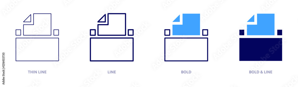 File opening icon in 4 different styles. Thin Line, Line, Bold, and Bold Line. Duotone style. Editable stroke File opening icon in 4 different styles. Thin Line, Line, Bold, and Bold Line. Duotone style. Editable stroke