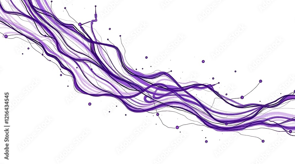 Fototapeta premium Energy flow abstract background