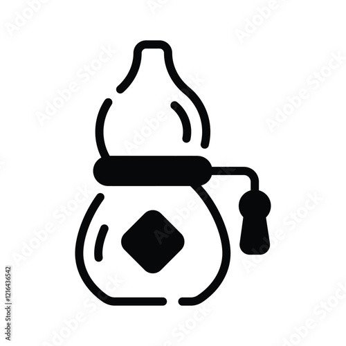 Perfectly designed icon of calabash ready to use in websites and mobile apps