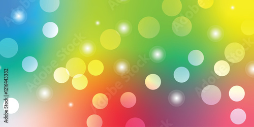 Colorful bokech, circles, abstract background bokeh effects in various colors