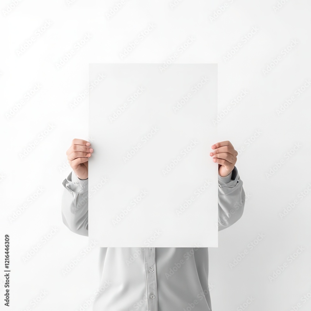 Blank Greeting Card Display, Ready for Customization on a White Backdrop Blank Greeting Card Display, Ready for Customization on a White Backdrop