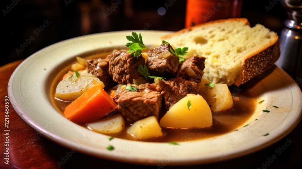 Traditional Irish Stew with Soda Bread Traditional Irish Stew with Soda Bread