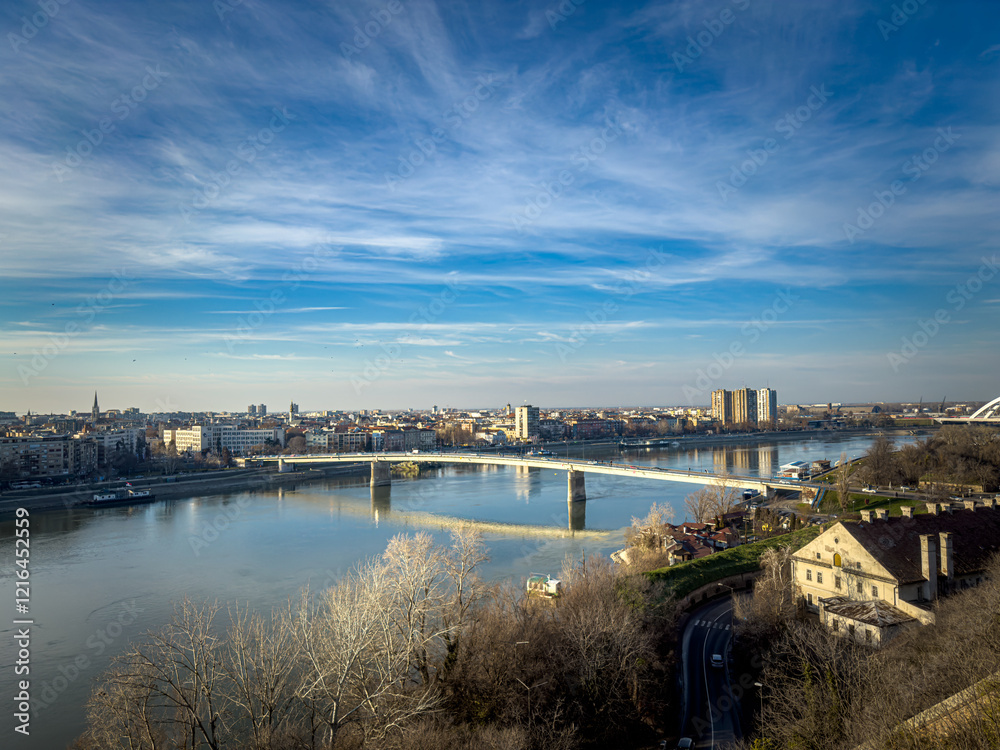 Naklejka premium view from charles bridge