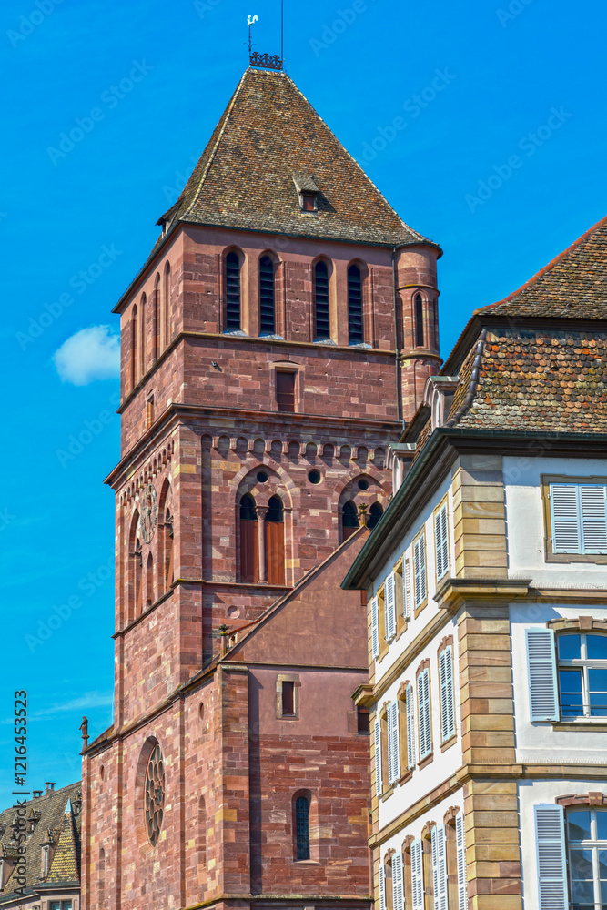 Fototapeta premium Die lutherische Thomaskirche in Straßburg