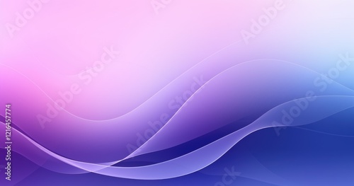 Wallpaper Mural Soft gradient waves in pink, purple, and blue create a calming, abstract background. Torontodigital.ca