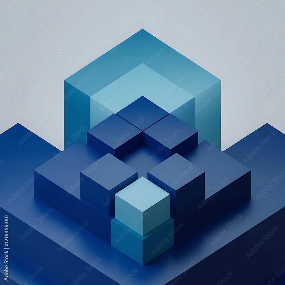 abstract background with cubes