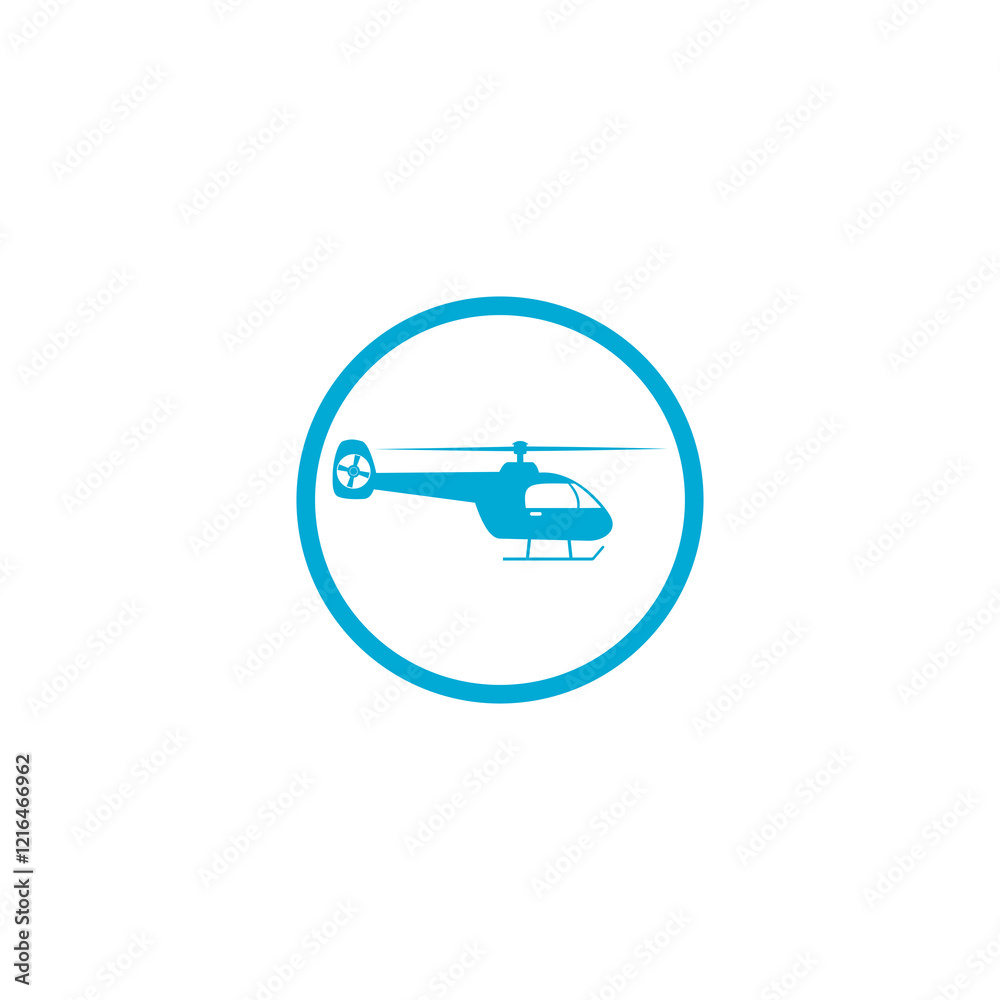 Helicopter icon isolated on transparent background Helicopter icon isolated on transparent background