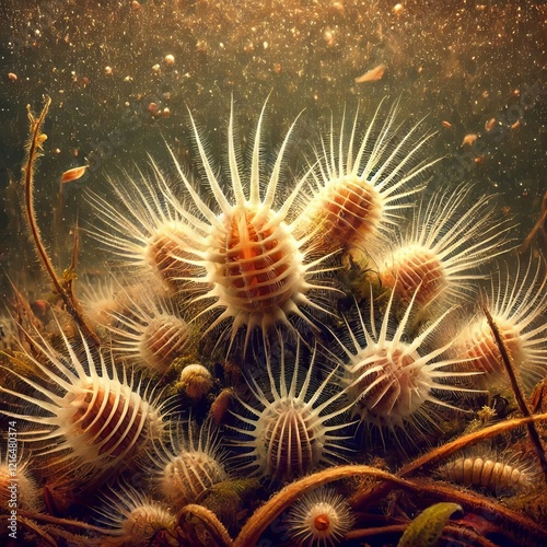 Underwater Macro Photograph small aquatic creatures and plants i