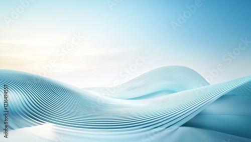An abstract design of white and light gray waves creating a modern, soft, and luxurious texture that is smooth and clean.
