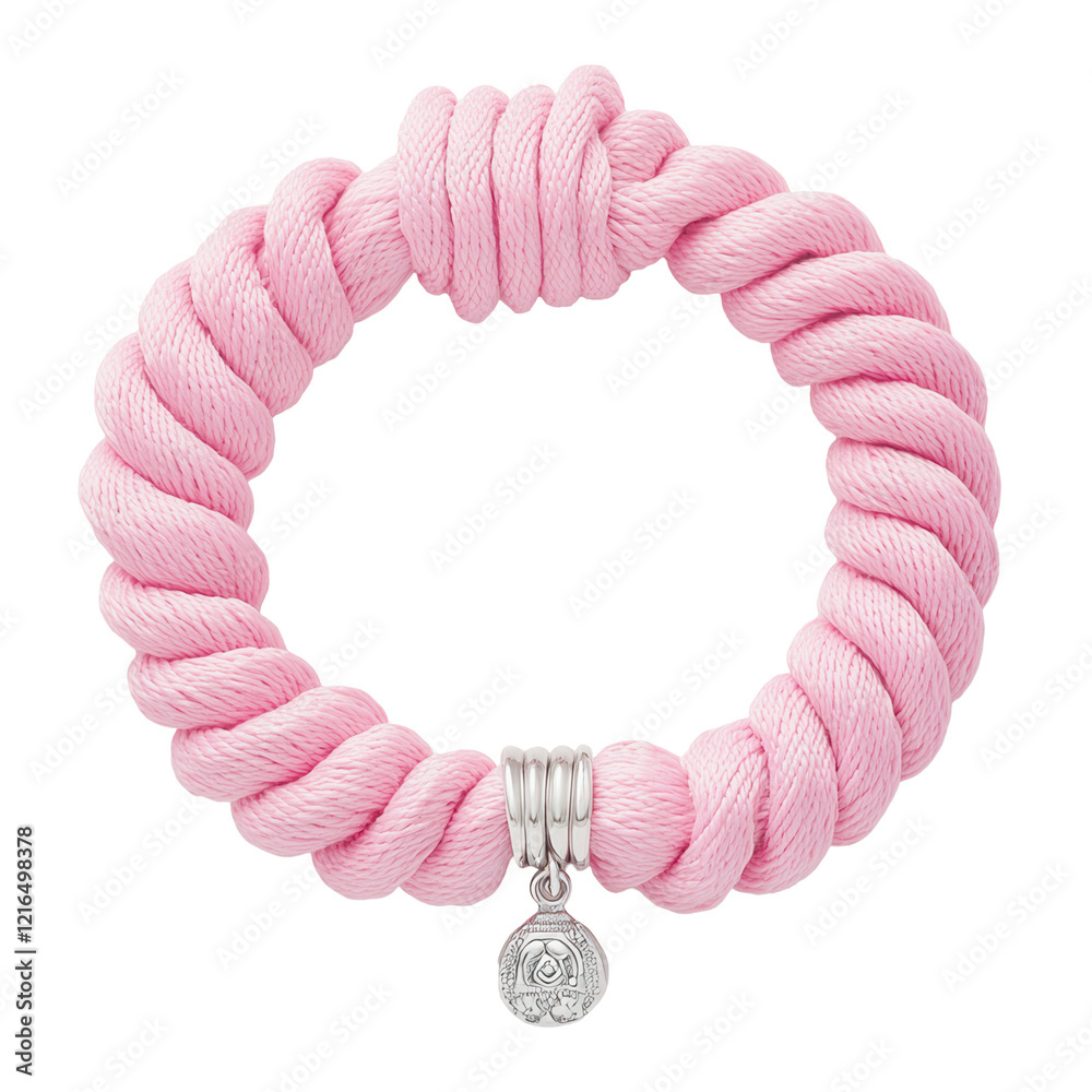 Obraz premium Creating friendship bracelets with charms home crafting diy projects cozy environment creative perspective transparent background