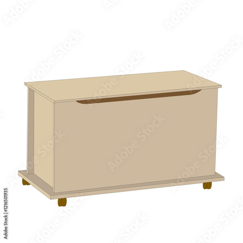Coffre en bois