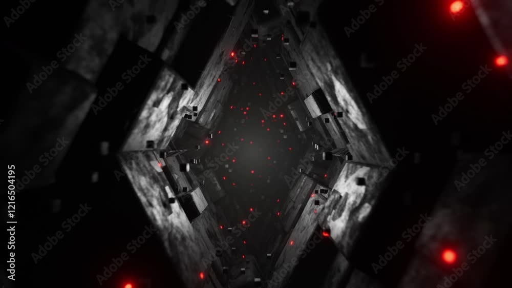 sci fi 3d background animation vj loop